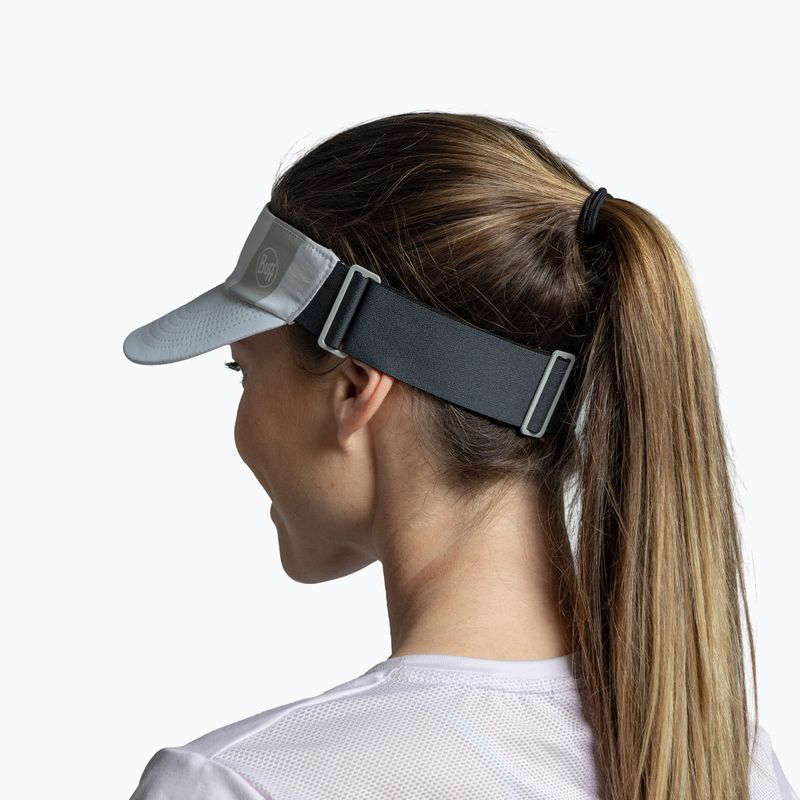 Běžecký kšilt BUFF Speed solid white 4