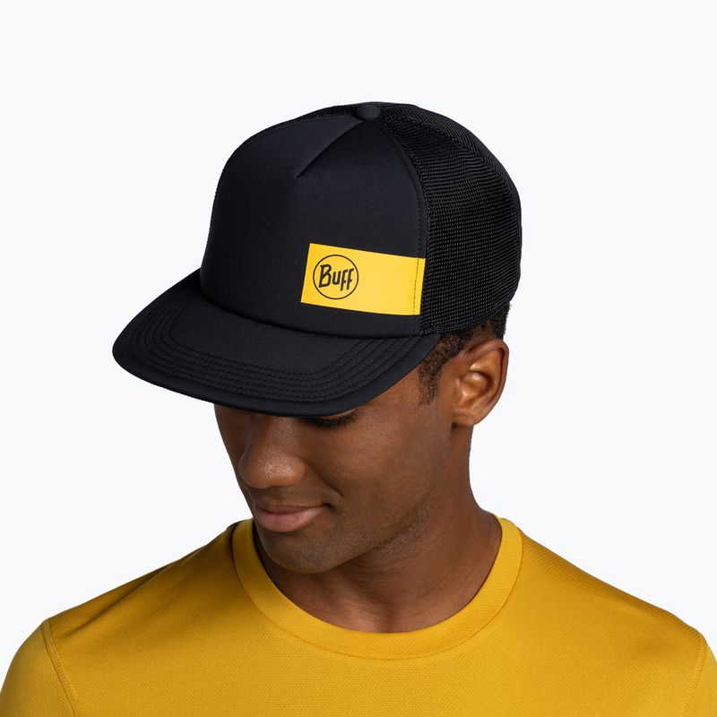 Kšiltovka BUFF Explore Trucker cream logo black 5