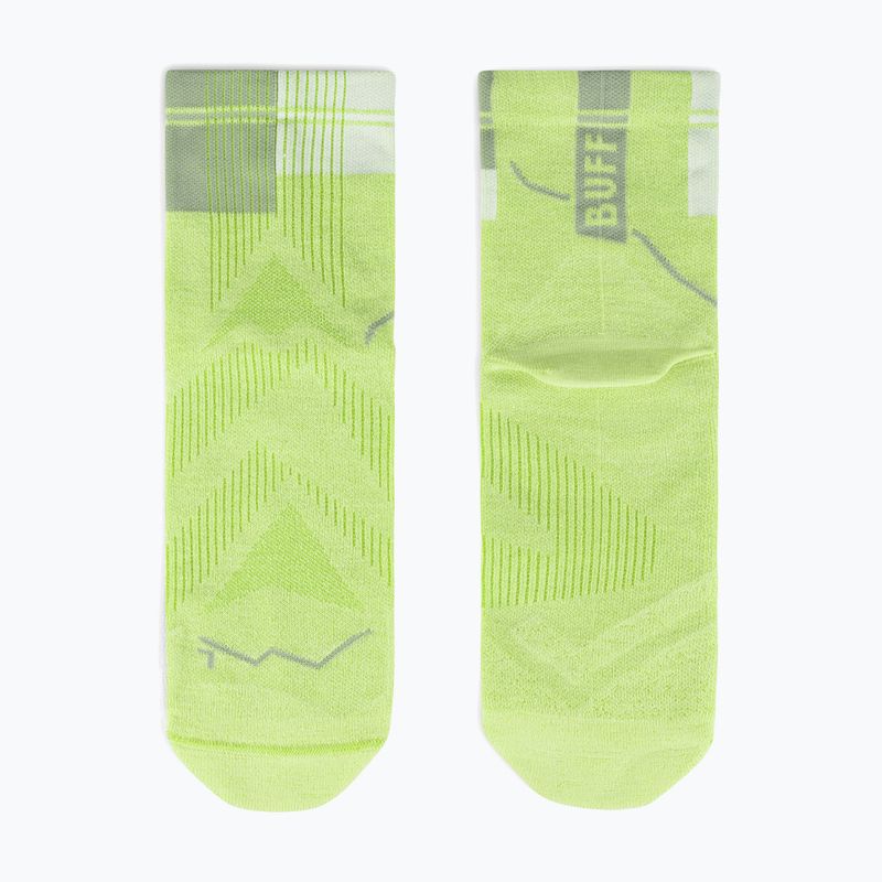 Ponožky BUFF CoolNet Quarter lime 2