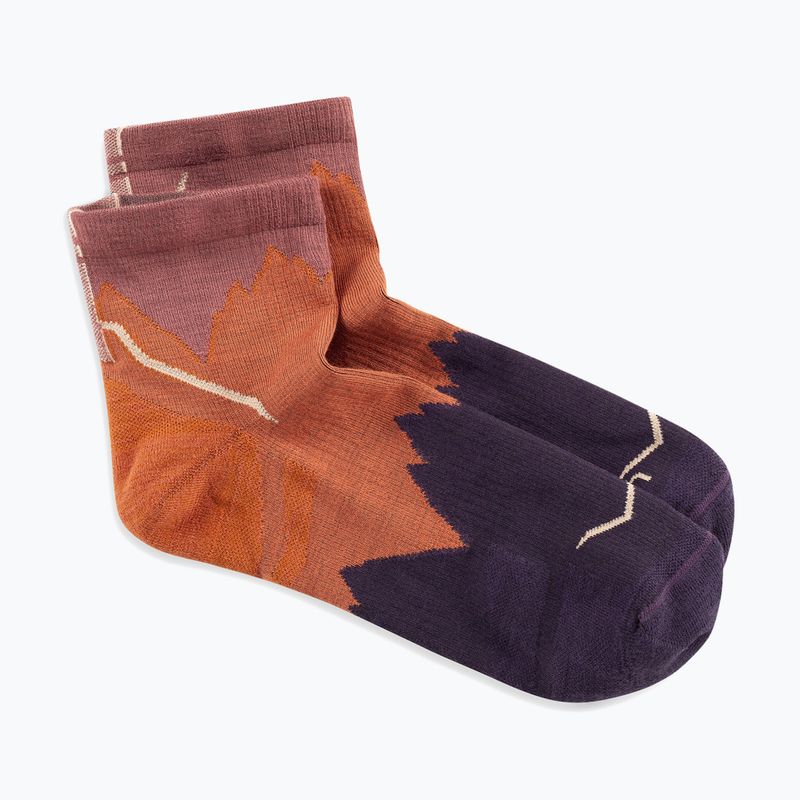 Ponožky BUFF Merino Lightweight Quarter LWQ3 ginger 2