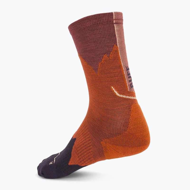Ponožky BUFF Merino Lightweight Crew LWC3 zázvorové barvy 2