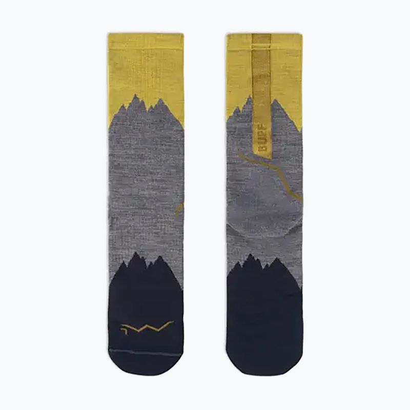 Ponožky BUFF Merino Lightweight Crew LWC3 šedé 6