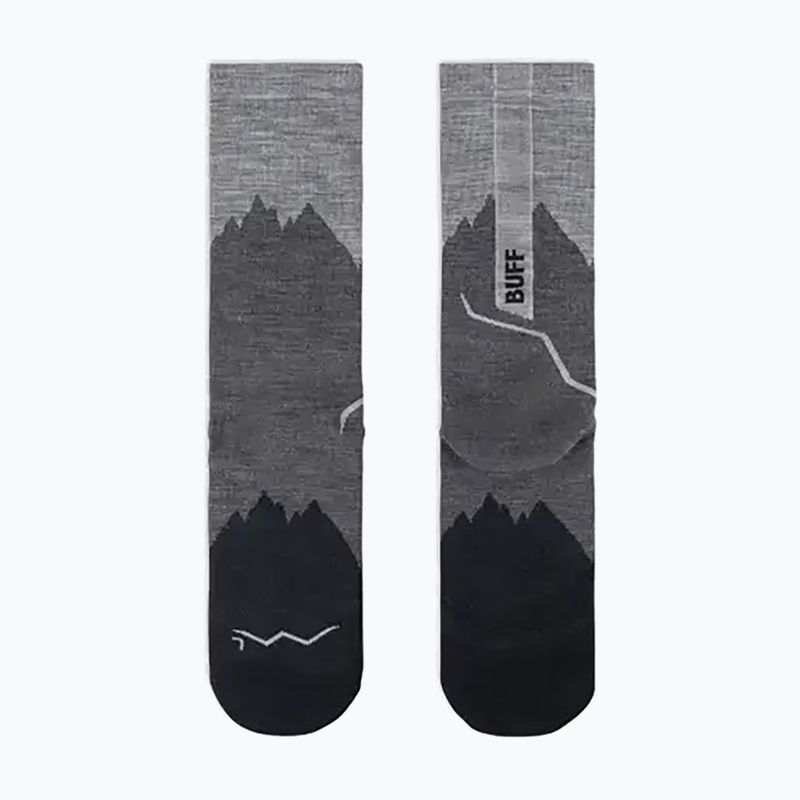 Ponožky BUFF Merino Lightweight Crew LWC3 černé 6