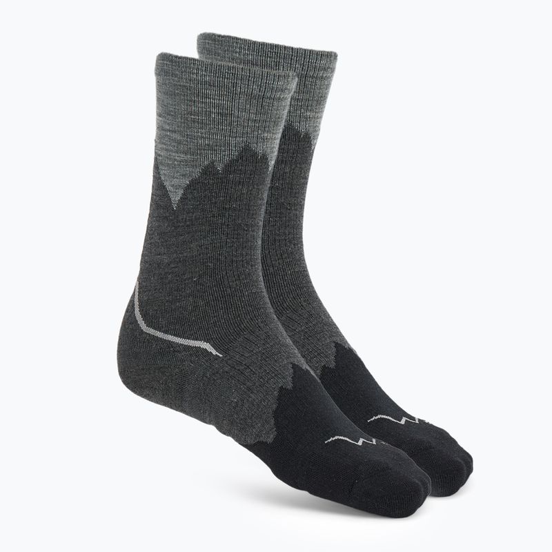Ponožky BUFF Merino Lightweight Crew LWC3 černé