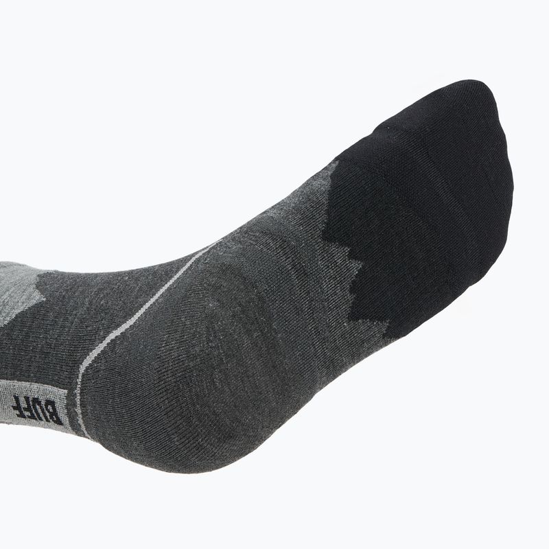 Ponožky BUFF Merino Lightweight Crew LWC3 černé 4