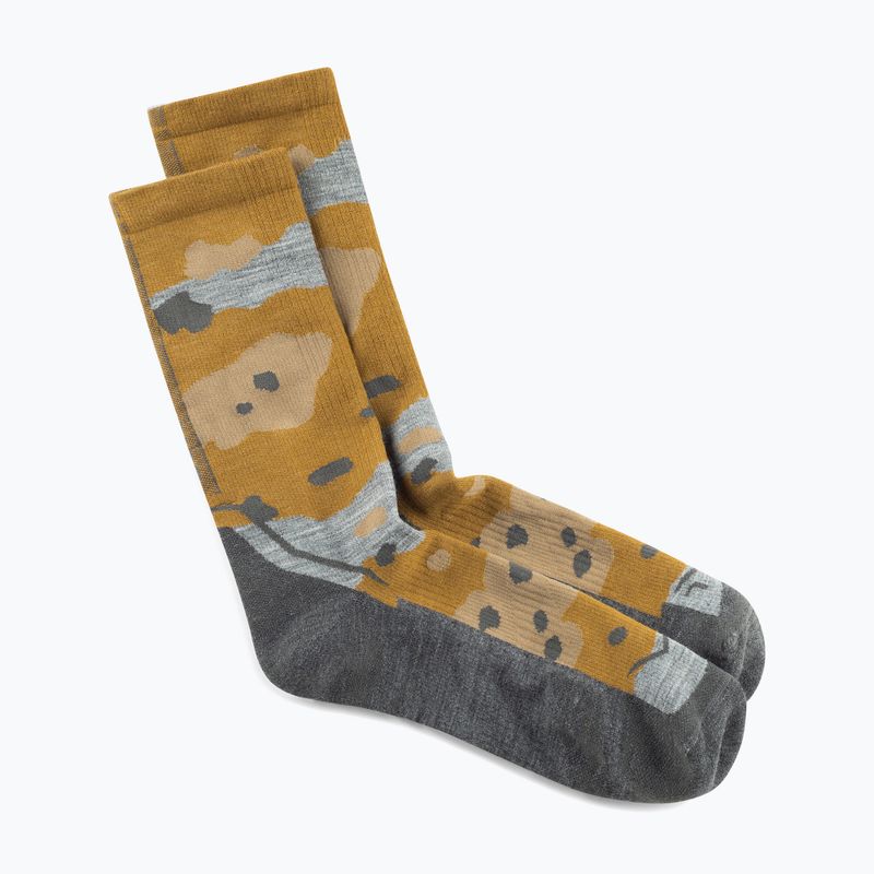 Ponožky BUFF Merino Lightweight Crew LWC2 khaki 2