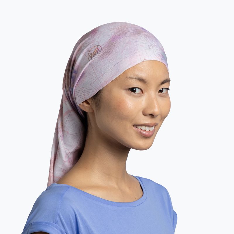 Multifunkční šátek BUFF Coolnet UV Insect Shield Solid orisa pink azalea 4