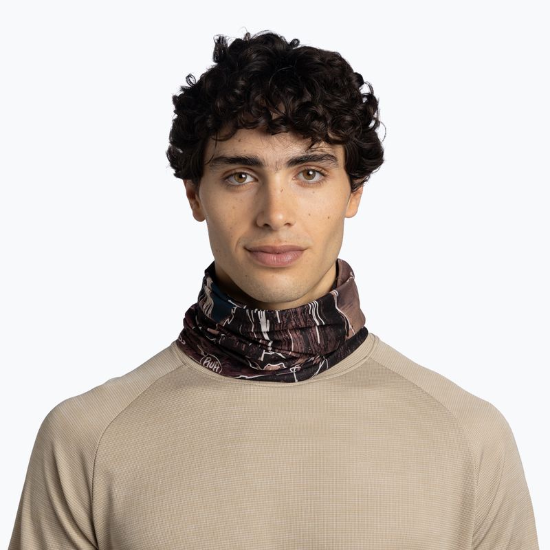 Multifunkční šátek BUFF Coolnet UV Insect Shield Solid teory multi 3