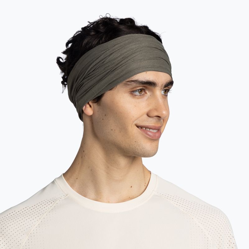 Multifunkční šátek BUFF Coolnet UV Insect Shield Solid solid khaki 4