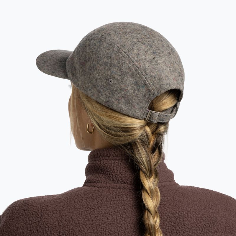 Zimní čepice Buff Merino Upcycled thier grey heather 7