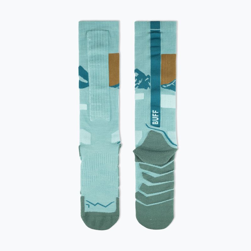Ponožky BUFF Merino Heavyweight Over The Calf sea green 3
