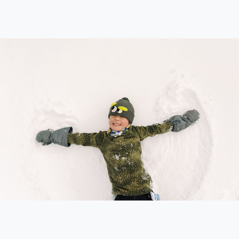 Dětská zimní čepice Buff Knitted Fun green 7