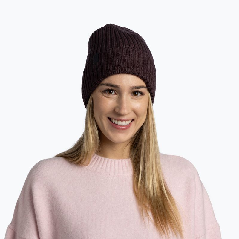 Zimní čepice Buff Knitted Norval wine 3