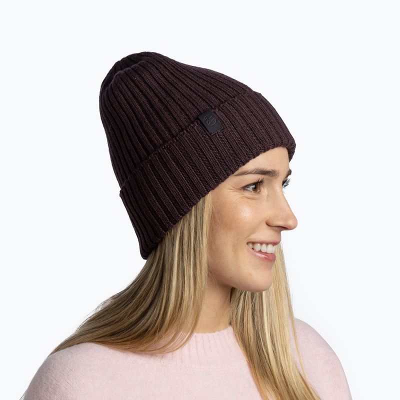 Zimní čepice Buff Knitted Norval wine 4