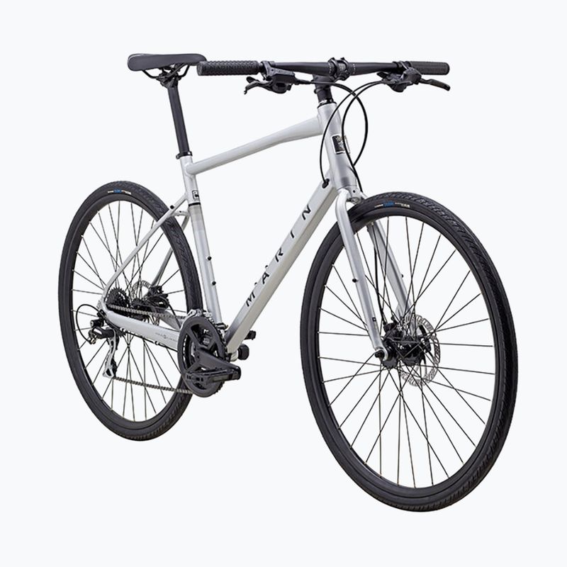 Pánské krosové kolo Marin Fairfax 2 700C gloss silver/black 2