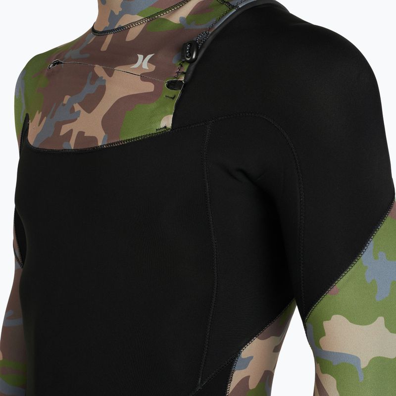 Pánský plavecký neopren Hurley Plus Printed 3/2 mm Fullsuit medium brown 4