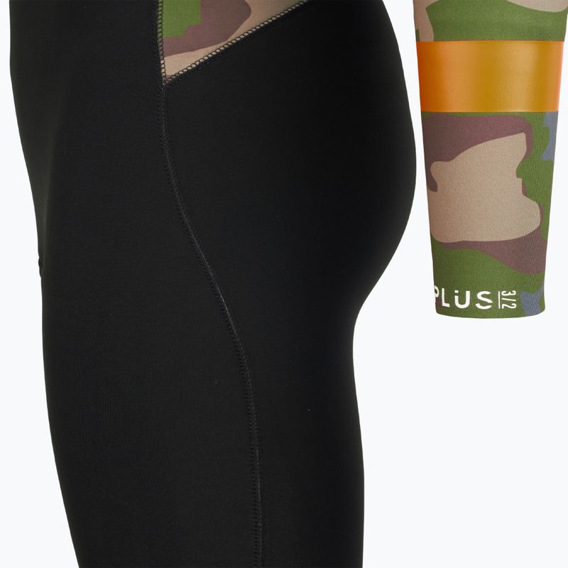 Pánský plavecký neopren Hurley Plus Printed 3/2 mm Fullsuit medium brown 5