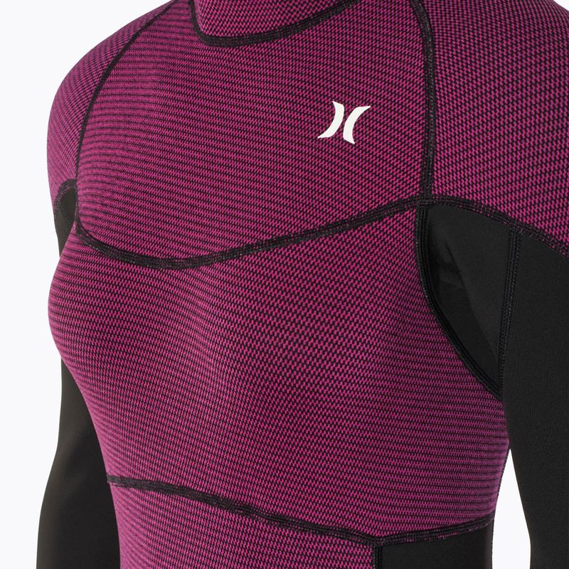 Dámský plavecký neopren Hurley Advant Shorty Texture 2/2 mm Springsuit raspberry 4