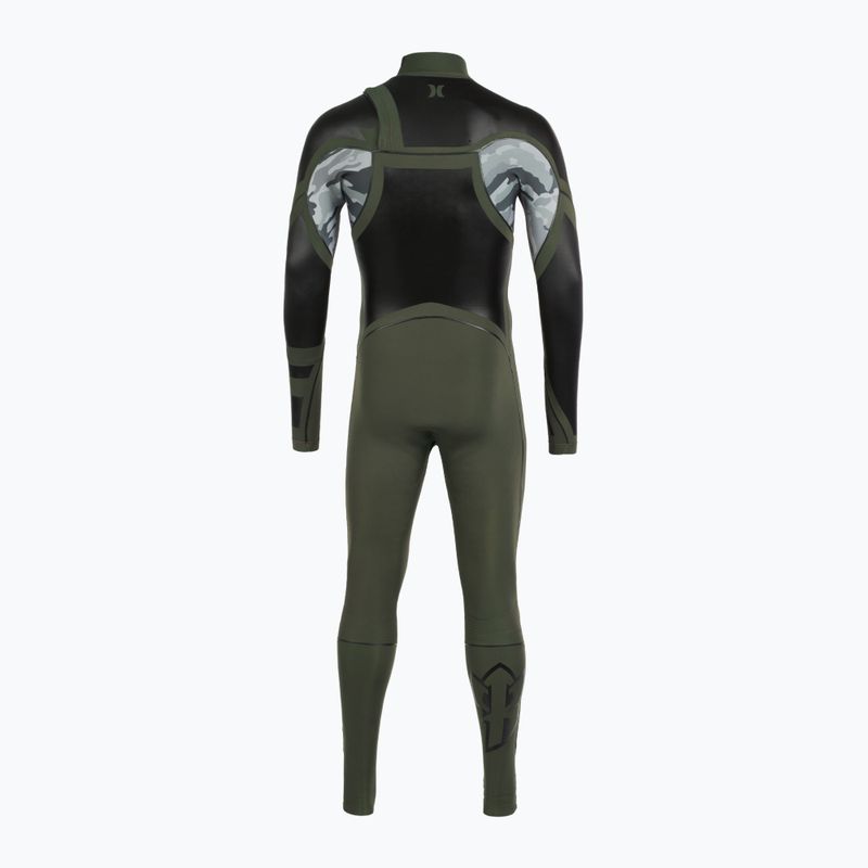 Pánský plavecký neopren Hurley Kai Lenny Max 3/2 mm Fullsuit dark green 3