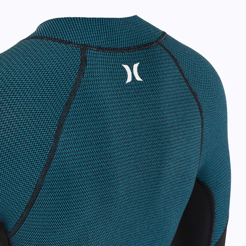 Dámský plavecký neopren Hurley Advant Texture 2/2 mm Springsuit black/skyblue 3