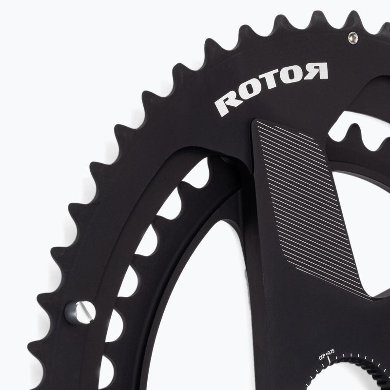 Řetězové kolo Rotor Q Rings Dm Oval Chainring 50/34T black 3