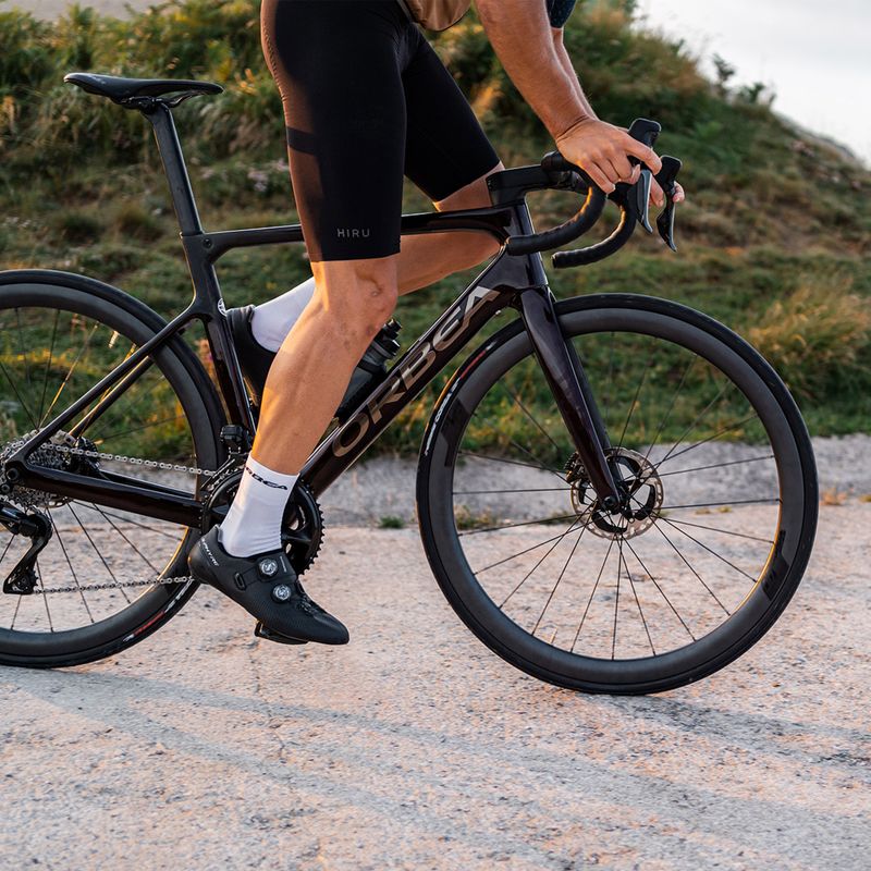 Orbea Orca M30i LTD PWR 2023 červené víno/karbonové silniční kolo raw 2