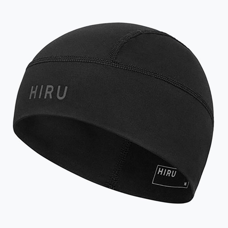 Cyklistická čepice HIRU Underhelmet full black