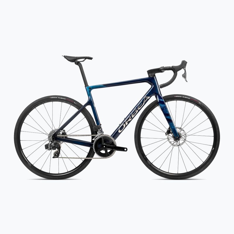 Orbea Orca M31e Team 2023 blue carbon view/titan silniční kolo