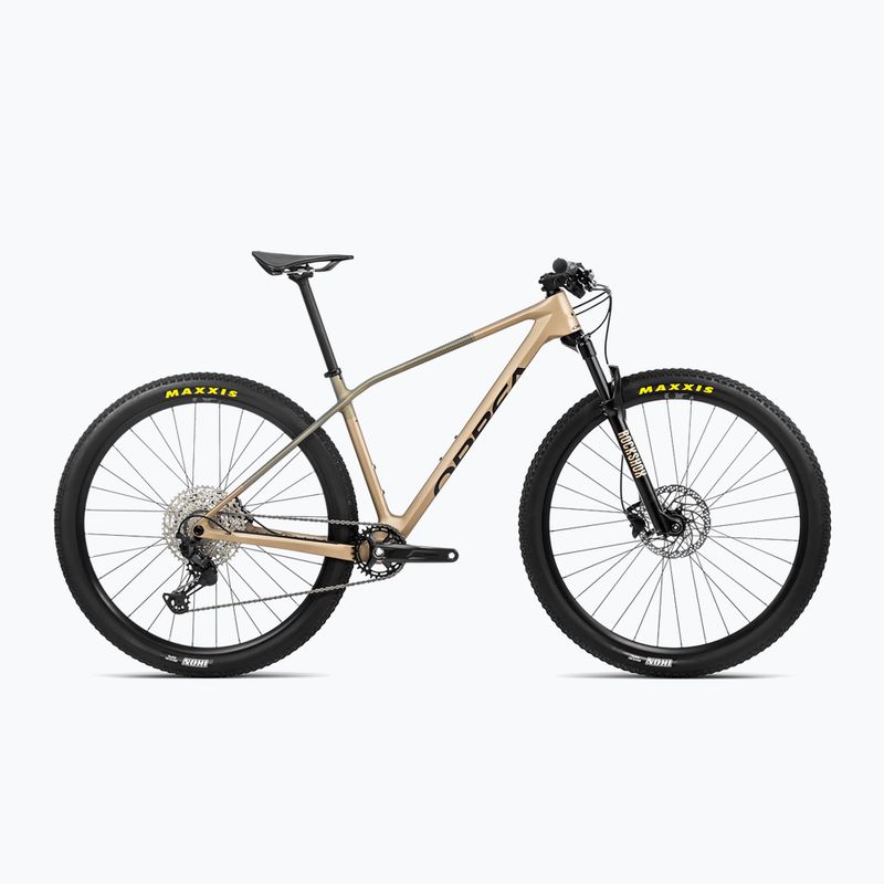 Orbea Alma M50 2023 horské kolo baobab hnědá/zelená zlatá