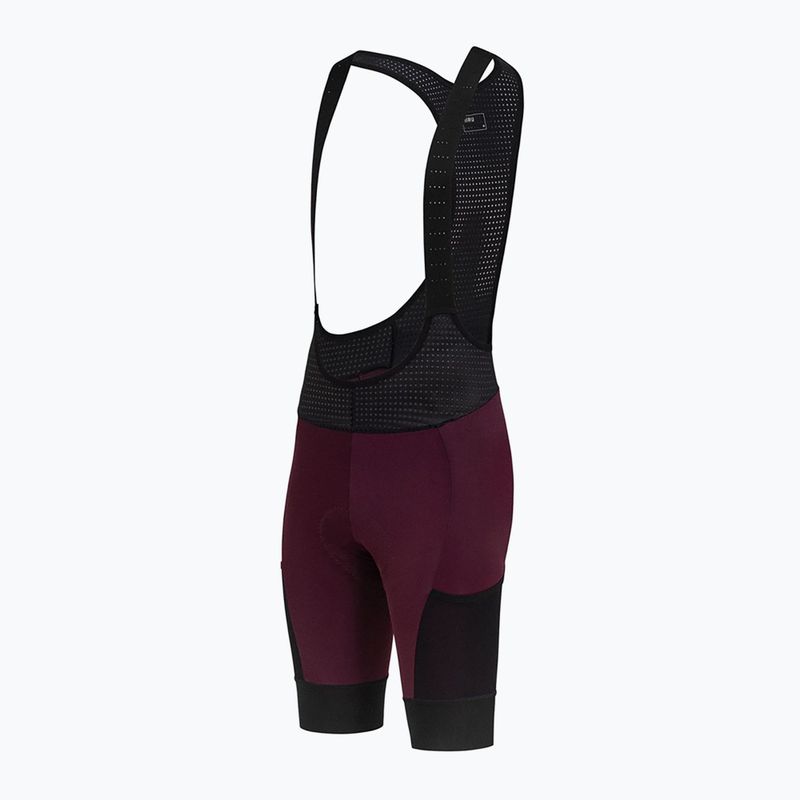 Pánské cyklistické kraťasy HIRU Advanced Cargo Bibshort granátové barvy 2