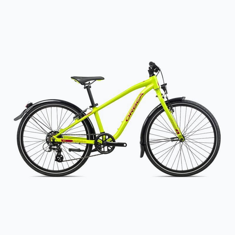 Dětské kolo Orbea MX 24 Park 2023 limetkově zelená/červený meloun