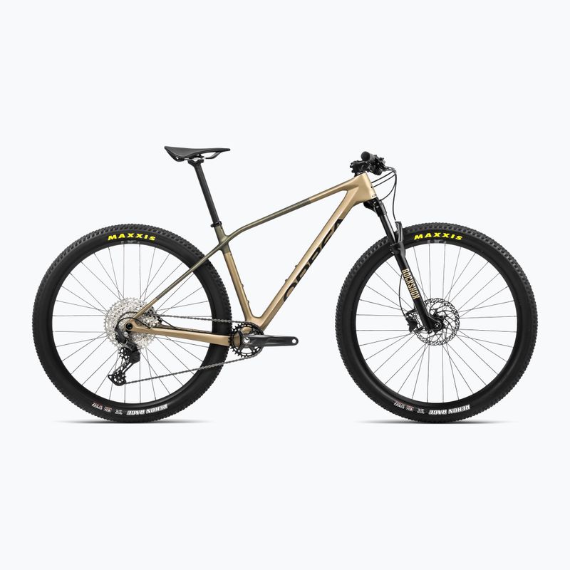 Horské kolo Orbea Alma M50 2024 baobab brown/green gold