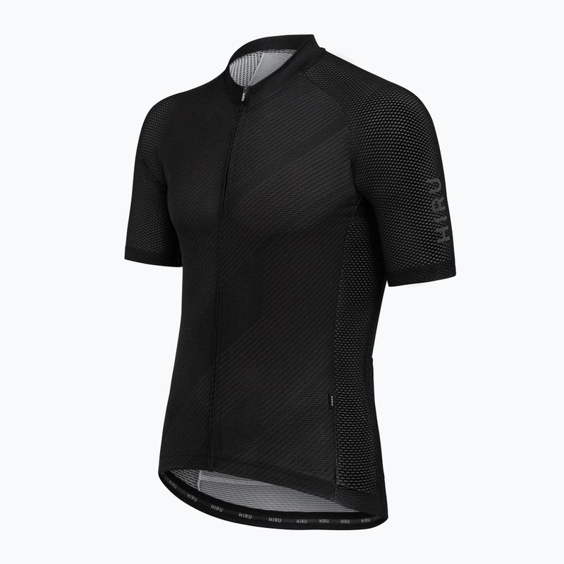 Pánský cyklistický dres HIRU Core Light full black 8