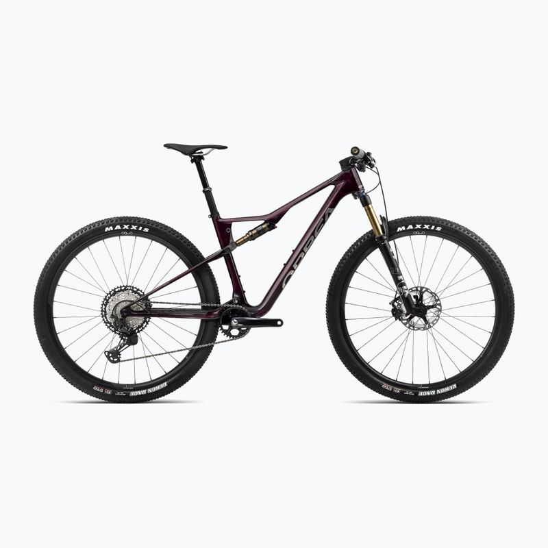 Horské kolo Orbea Oiz M-Pro 2024 wine red carbon view/titan