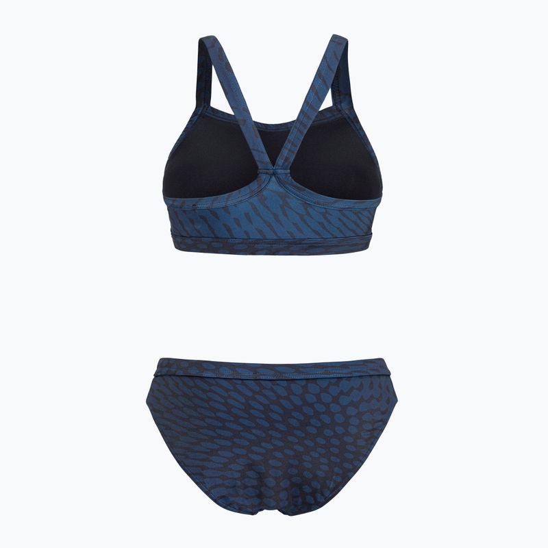 Dámské dvoudílné plavky Orca Core Bikini deep blue print 2