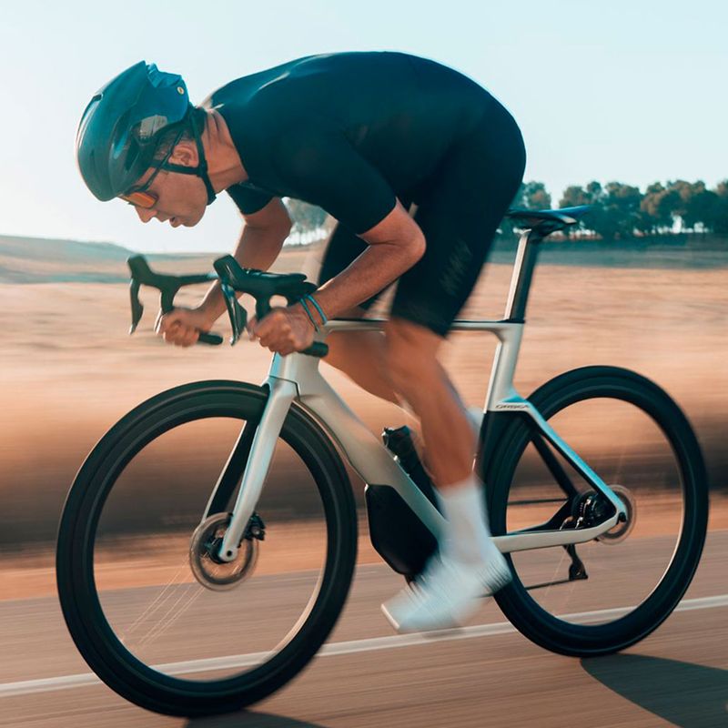 Orbea Orca Aero M31el LTD PWR silniční kolo stříbrná 15