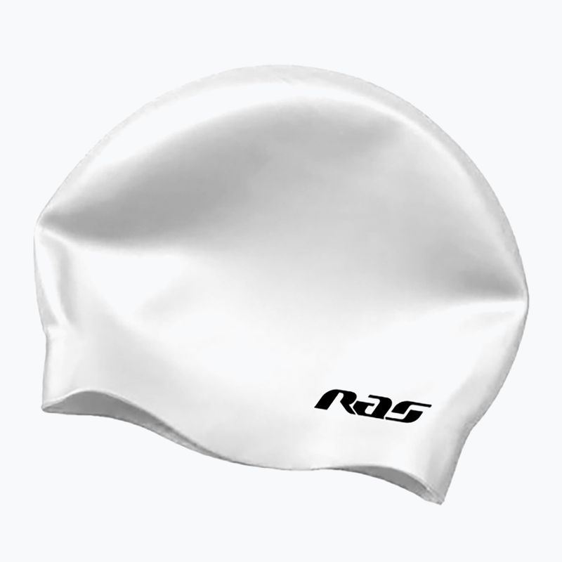 Plavecká čepice RAS Silicone Volume white