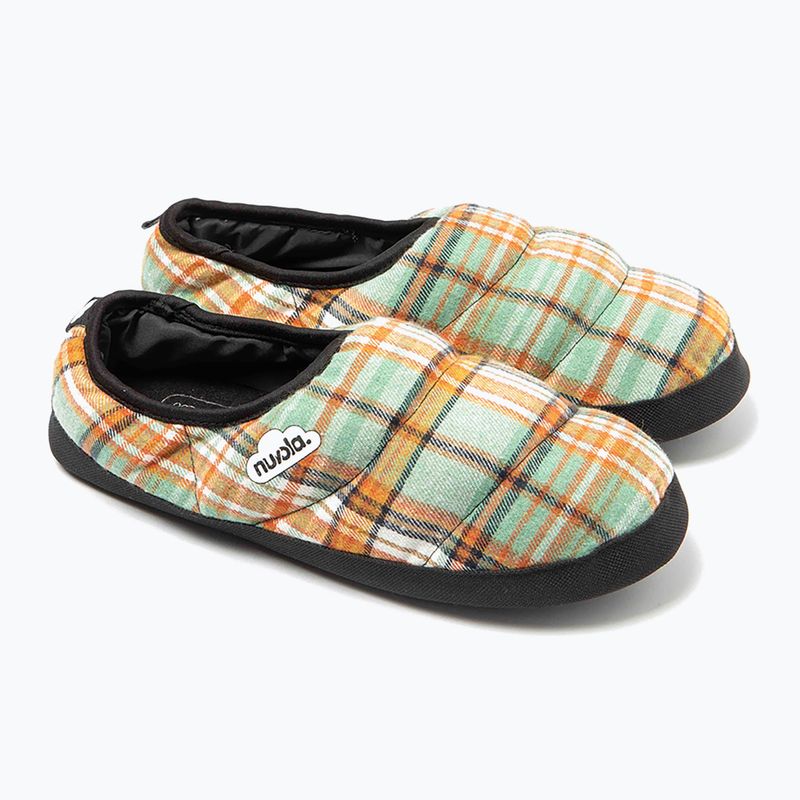 Zimní bačkory Nuvola Classic Scotland green/orange 10
