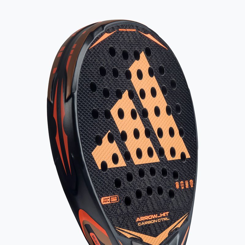 Raketa na padel adidas Arrow Hit Carbon CTRL anthracite/orange 5