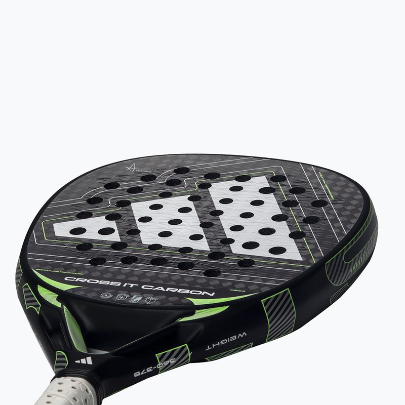 Raketa na padel adidas Cross IT Carbon 2026 black/lime 6