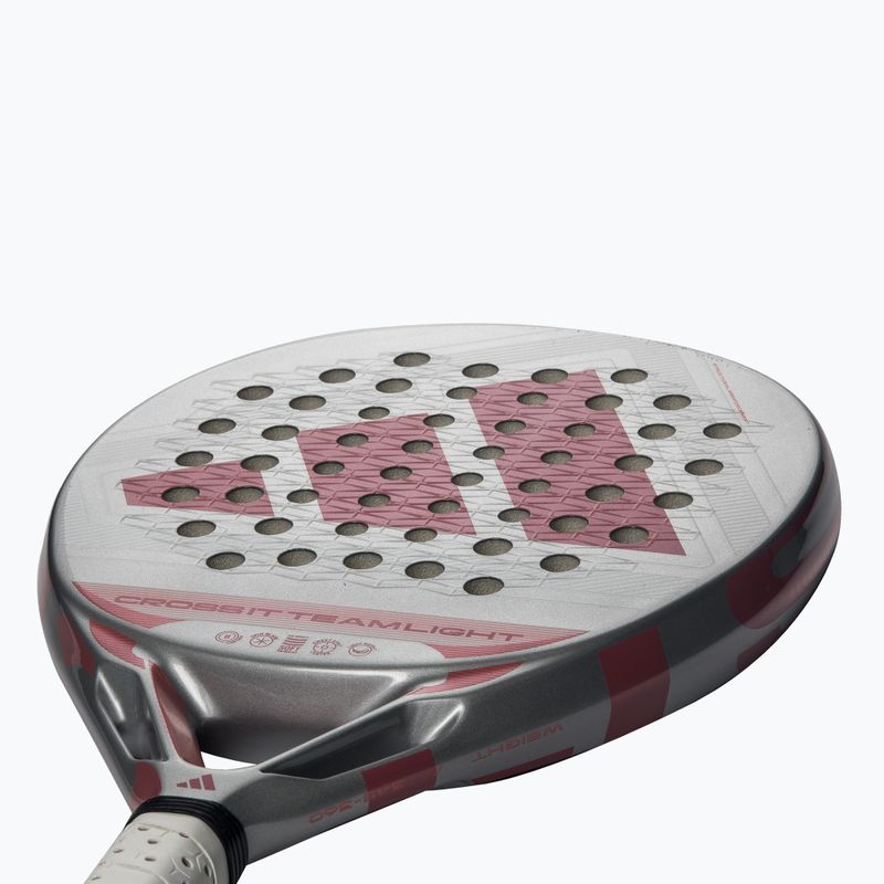 Raketa na padel adidas Cross IT Team Light 2026 white/pink 6