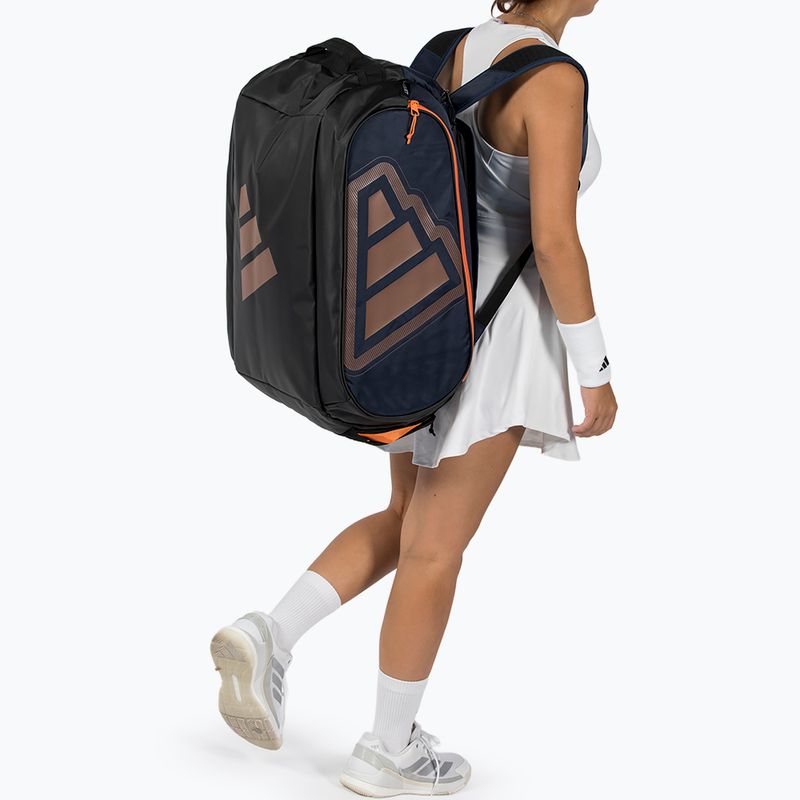 Pádová taška adidas Pro Tour Racket Bag 2026 70 l  blue/bronze 5