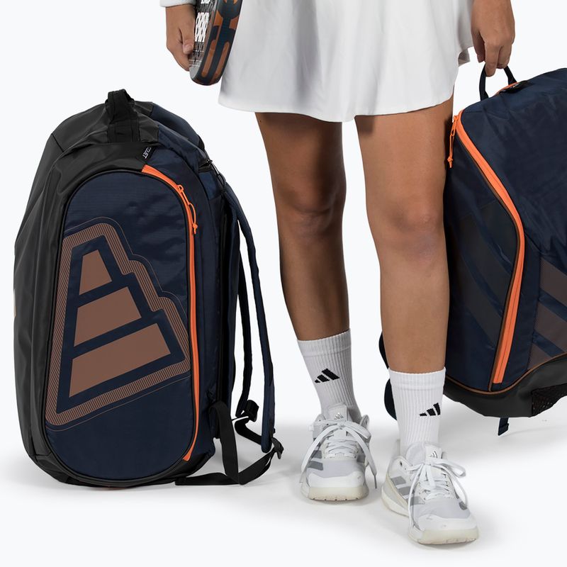Pádová taška adidas Pro Tour Racket Bag 2026 70 l  blue/bronze 6