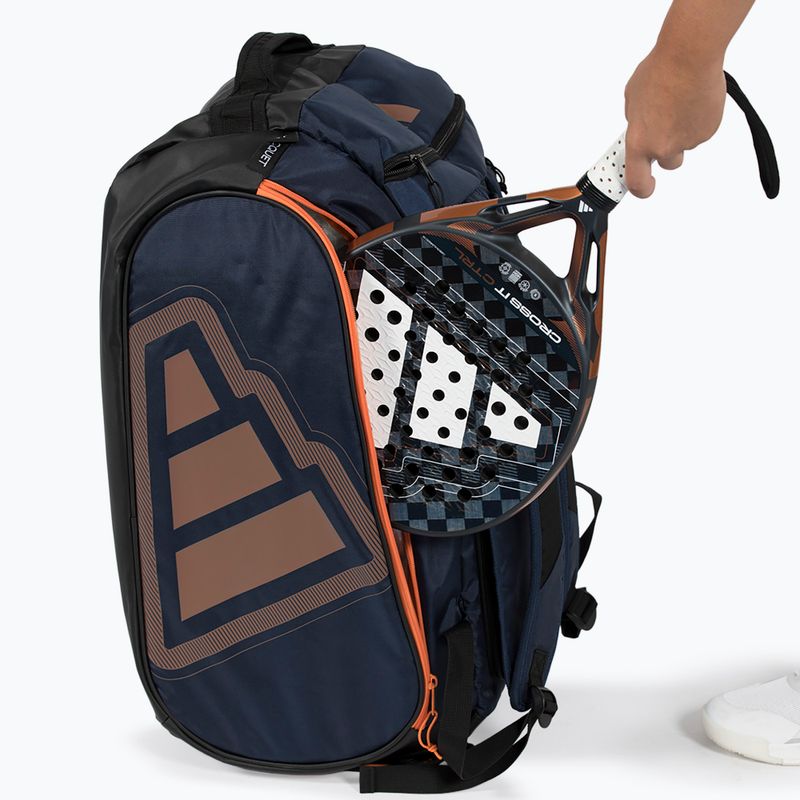 Pádová taška adidas Pro Tour Racket Bag 2026 70 l  blue/bronze 7