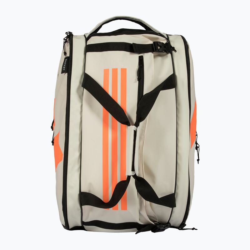 Taška na padel adidas Multigame Racket Bag 2026 off white/orange 3