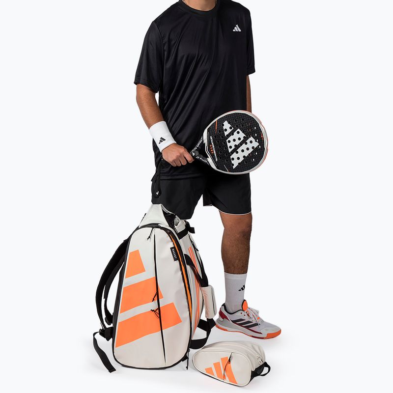 Taška na padel adidas Multigame Racket Bag 2026 off white/orange 6