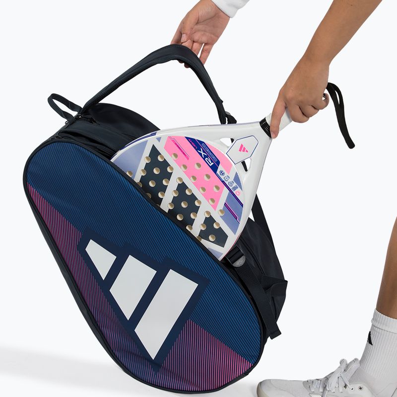 Taška na padel adidas Control Racket Bag 2026 blue/pink 6