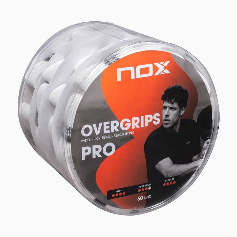 Omotávky na padel NOX Pro Overgrip 60 pack white 2