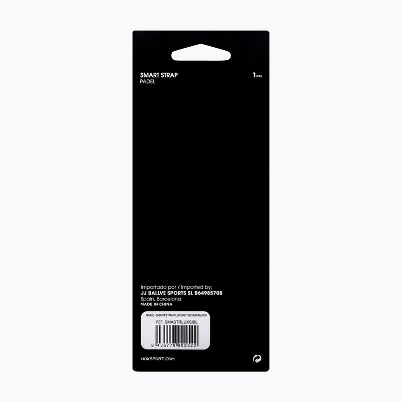 Řemínek na zápěstí NOX Luxury Smartstrap silver/black 2