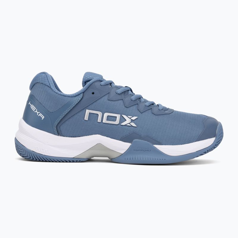 Padelové boty NOX ML10 Hexa blue/silver 2